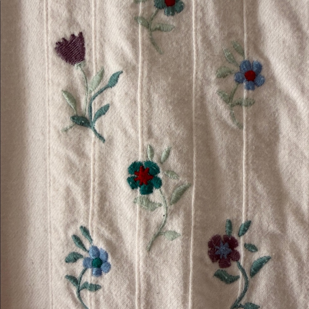 L.L. BEAN Cotton Flannel Nightgown Dress - Picture 4 of 8